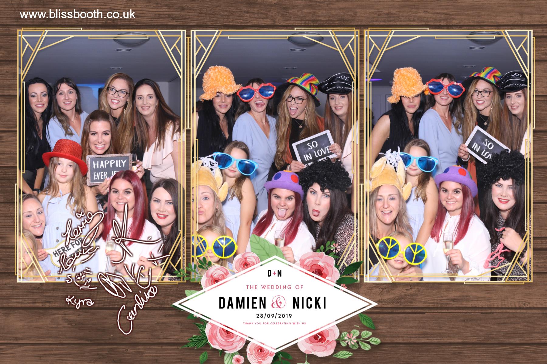 Damien and Nicki’s wedding | View more photos from the event at gallery.blissbooth.co.uk/u/BlissBooth/Damien-and-Nicki’s-wedding
